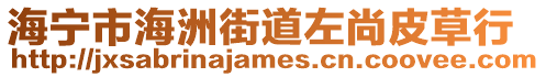 海寧市海洲街道左尚皮草行