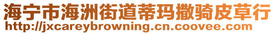 海寧市海洲街道蒂瑪撒騎皮草行