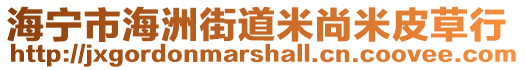 海寧市海洲街道米尚米皮草行