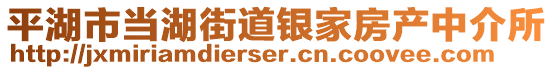 平湖市當(dāng)湖街道銀家房產(chǎn)中介所