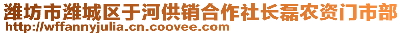 濰坊市濰城區(qū)于河供銷(xiāo)合作社長(zhǎng)磊農(nóng)資門(mén)市部