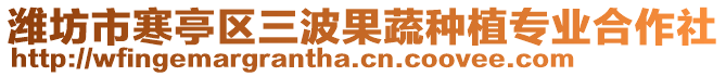 濰坊市寒亭區(qū)三波果蔬種植專業(yè)合作社