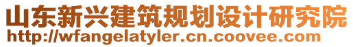 山東新興建筑規(guī)劃設(shè)計(jì)研究院