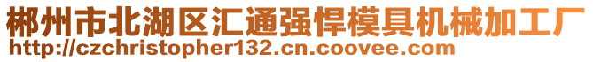 郴州市北湖區(qū)匯通強悍模具機械加工廠