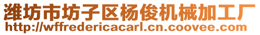 濰坊市坊子區(qū)楊俊機械加工廠