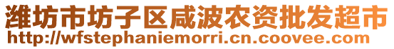 濰坊市坊子區(qū)咸波農(nóng)資批發(fā)超市