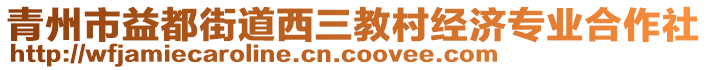 青州市益都街道西三教村經(jīng)濟(jì)專業(yè)合作社