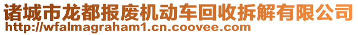 諸城市龍都報(bào)廢機(jī)動(dòng)車回收拆解有限公司