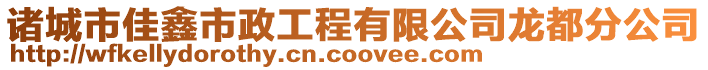 諸城市佳鑫市政工程有限公司龍都分公司