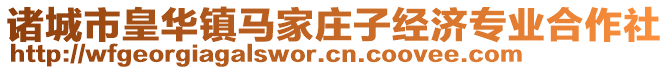 諸城市皇華鎮(zhèn)馬家莊子經(jīng)濟專業(yè)合作社