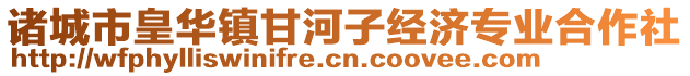 諸城市皇華鎮(zhèn)甘河子經(jīng)濟(jì)專業(yè)合作社