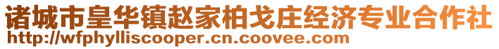 諸城市皇華鎮趙家柏戈莊經濟專業合作社
