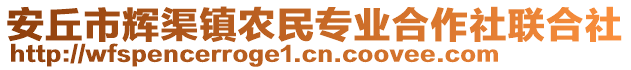 安丘市輝渠鎮(zhèn)農民專業(yè)合作社聯(lián)合社