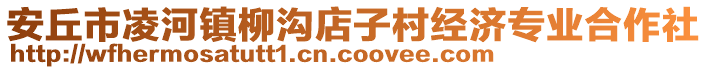 安丘市凌河鎮(zhèn)柳溝店子村經(jīng)濟(jì)專業(yè)合作社