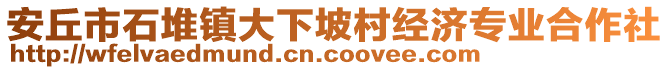 安丘市石堆鎮(zhèn)大下坡村經(jīng)濟專業(yè)合作社