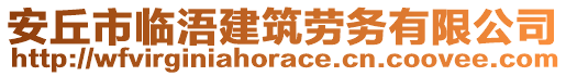 安丘市臨浯建筑勞務(wù)有限公司