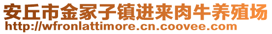 安丘市金冢子鎮(zhèn)進(jìn)來(lái)肉牛養(yǎng)殖場(chǎng)