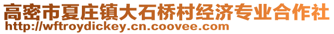 高密市夏莊鎮(zhèn)大石橋村經(jīng)濟(jì)專業(yè)合作社