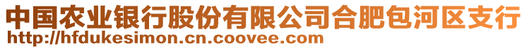 中國農(nóng)業(yè)銀行股份有限公司合肥包河區(qū)支行