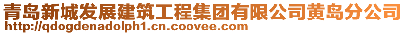 青島新城發(fā)展建筑工程集團有限公司黃島分公司