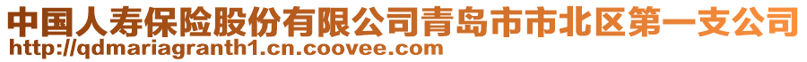 中國人壽保險股份有限公司青島市市北區第一支公司