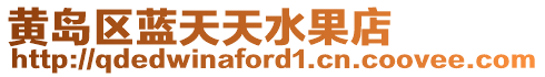 黃島區(qū)藍天天水果店