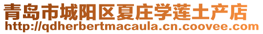 青島市城陽(yáng)區(qū)夏莊學(xué)蓮?fù)廉a(chǎn)店