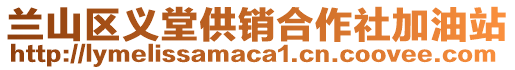 蘭山區(qū)義堂供銷(xiāo)合作社加油站