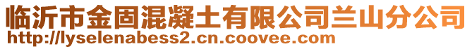 臨沂市金固混凝土有限公司蘭山分公司