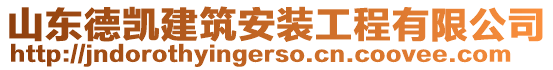 山東德凱建筑安裝工程有限公司