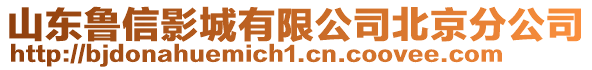 山東魯信影城有限公司北京分公司