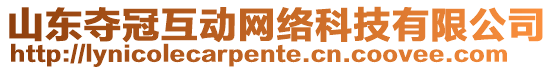 山東奪冠互動(dòng)網(wǎng)絡(luò)科技有限公司