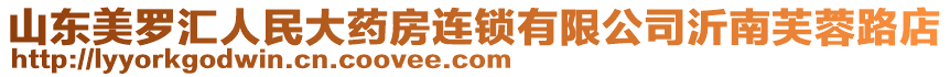 山東美羅匯人民大藥房連鎖有限公司沂南芙蓉路店