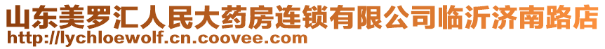 山东美罗汇人民大药房连锁有限公司临沂济南路店