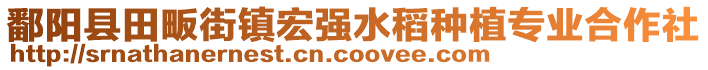 鄱陽縣田畈街鎮(zhèn)宏強(qiáng)水稻種植專業(yè)合作社