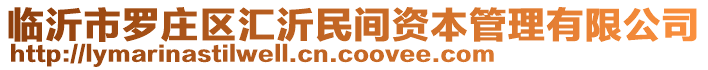 臨沂市羅莊區(qū)匯沂民間資本管理有限公司