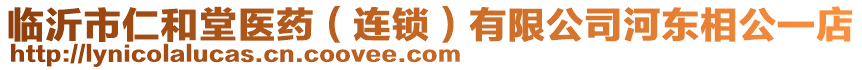 臨沂市仁和堂醫(yī)藥（連鎖）有限公司河?xùn)|相公一店