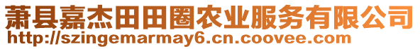 蕭縣嘉杰田田圈農(nóng)業(yè)服務(wù)有限公司