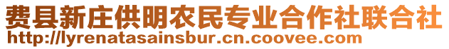 費縣新莊供明農(nóng)民專業(yè)合作社聯(lián)合社