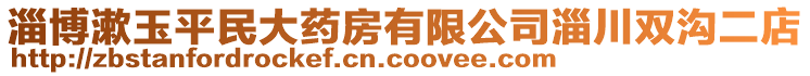 淄博漱玉平民大藥房有限公司淄川雙溝二店