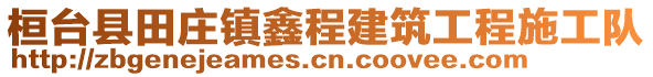 桓臺縣田莊鎮鑫程建筑工程施工隊