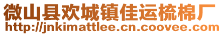 微山縣歡城鎮(zhèn)佳運梳棉廠