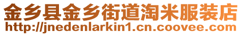 金鄉(xiāng)縣金鄉(xiāng)街道淘米服裝店