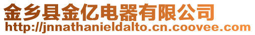 金鄉(xiāng)縣金億電器有限公司