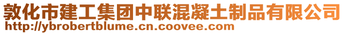 敦化市建工集團中聯混凝土制品有限公司