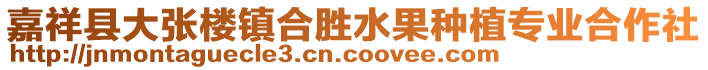嘉祥縣大張樓鎮(zhèn)合勝水果種植專業(yè)合作社