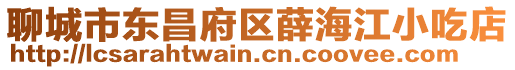 聊城市東昌府區(qū)薛海江小吃店