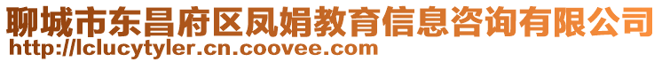 聊城市東昌府區鳳娟教育信息咨詢有限公司
