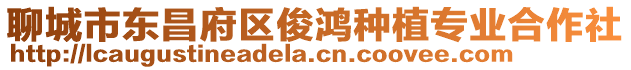 聊城市東昌府區(qū)俊鴻種植專業(yè)合作社