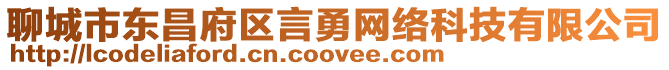 聊城市東昌府區言勇網絡科技有限公司
